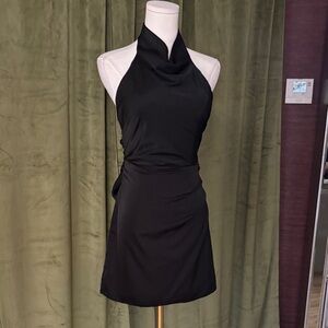 Etiquette halter neck mini dress, S